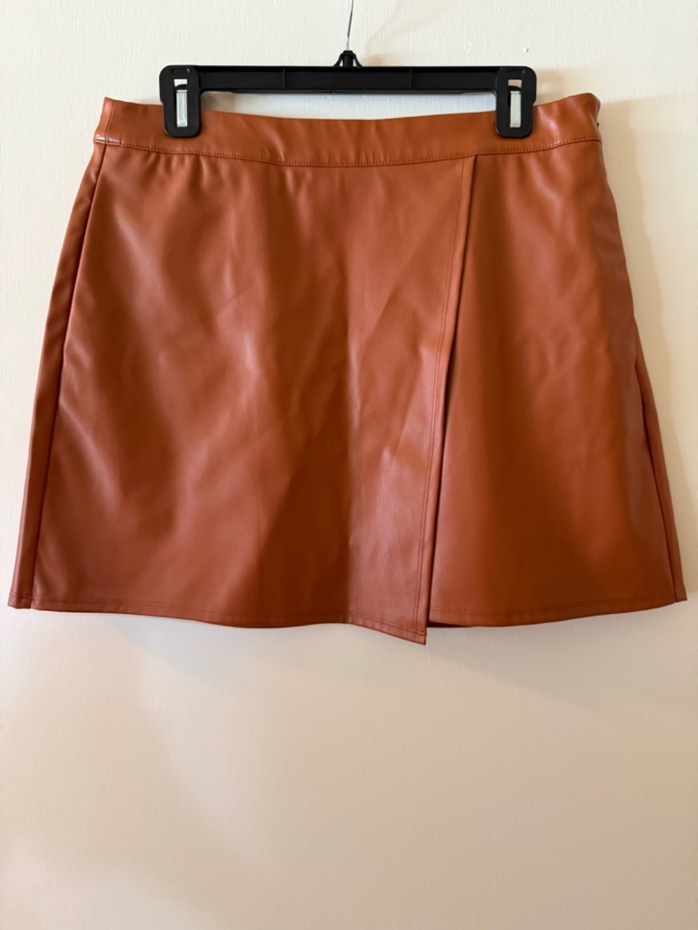 a new day Faux Leather Mini Skirt - Rust